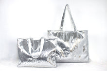 Load image into Gallery viewer, Silver Tote Bag