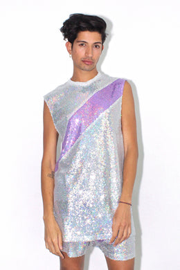 Iridescent Prince Muscle Tee