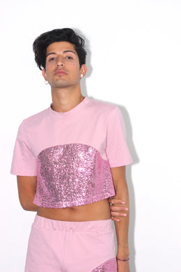 Mauve Dream Crop Tee