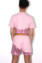 Load image into Gallery viewer, Mauve Dream Crop Tee