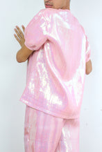 Load image into Gallery viewer, Pink Sequin Box Tee